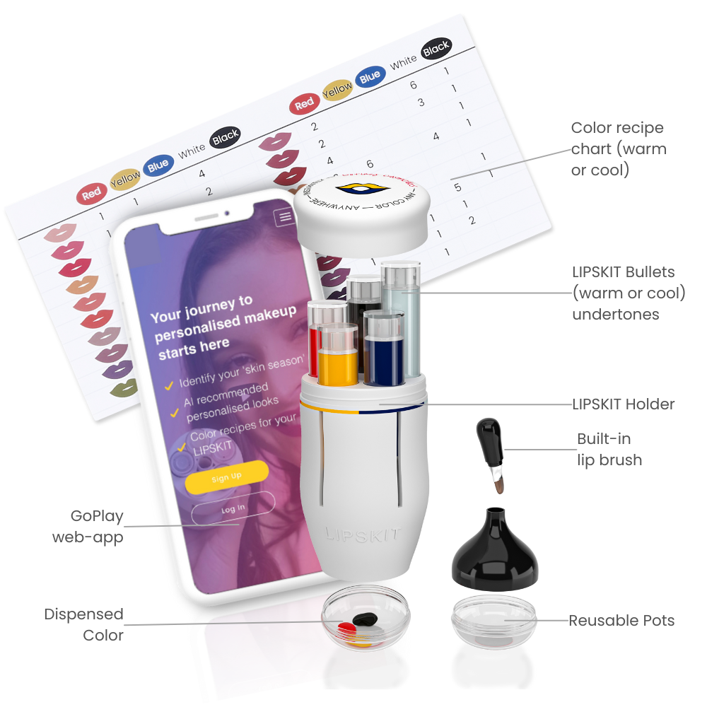 LipsKit™ Complete: Your personal lipstick maker