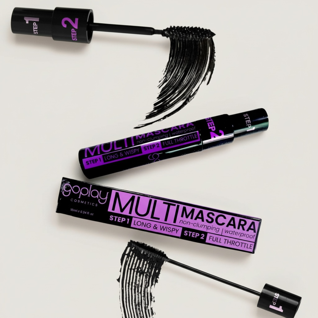 GoPlay Cosmetics Multi-Mascara: One mascara, 2 effects