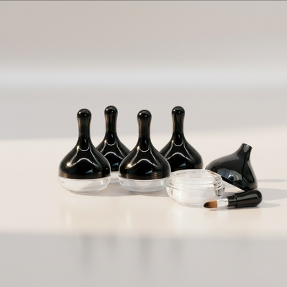 Reusable Pots with built-in lip brush for the LIPSKIT (Set of 5)