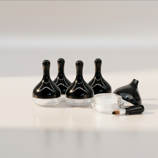 Reusable Pots with built-in lip brush for the LIPSKIT (Set of 5)