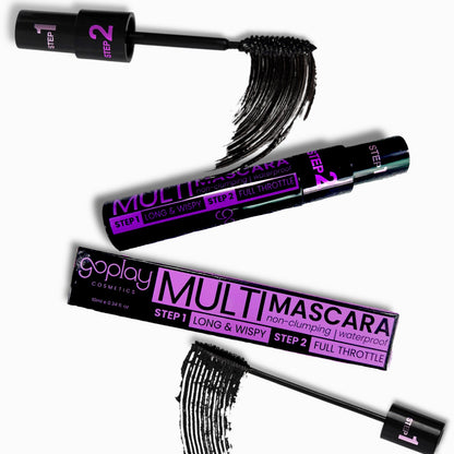 GoPlay Multi Mascara - 2-in-1 tubing long lasting formula