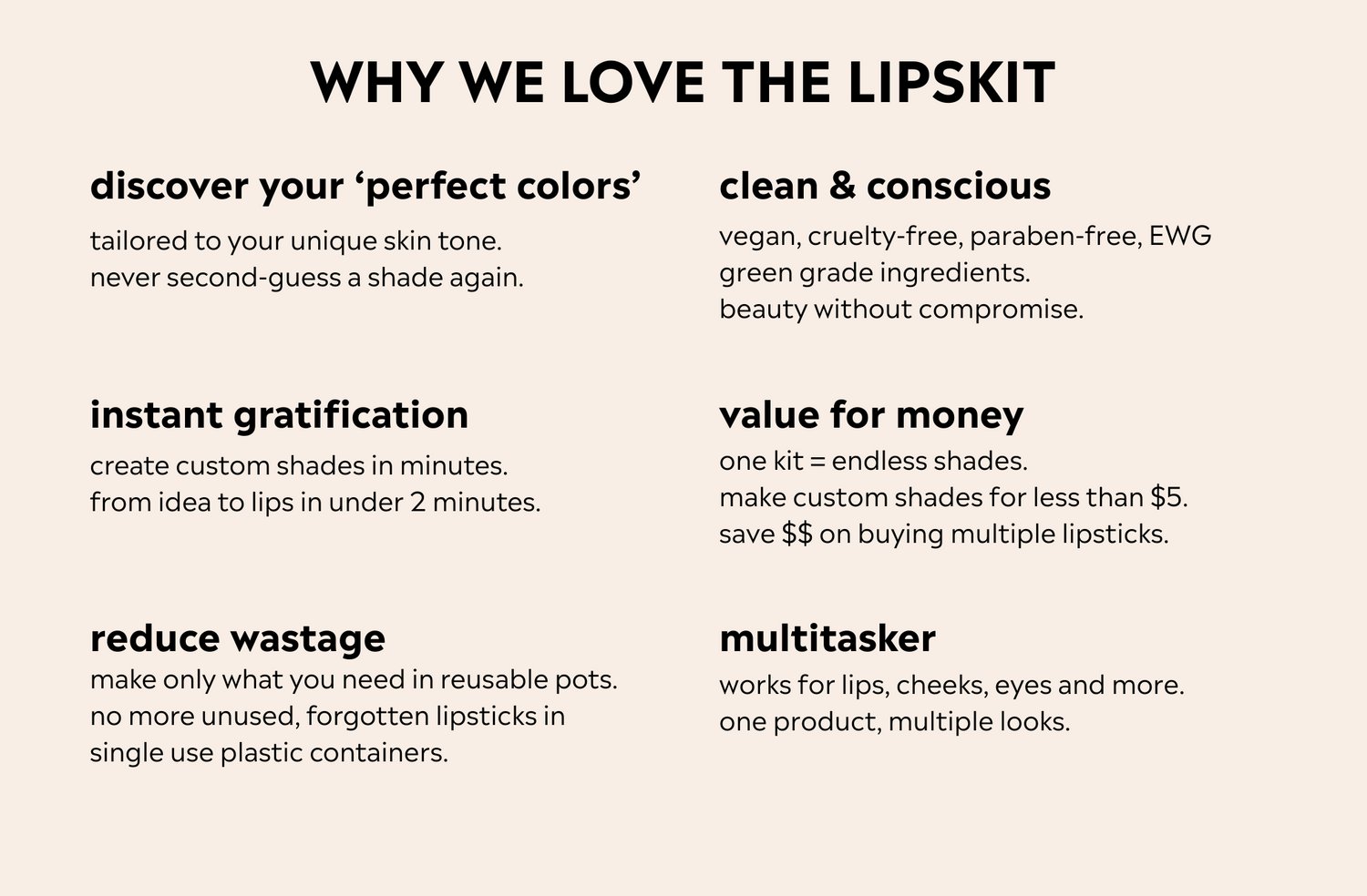 LipsKit™ Complete: Your personal lipstick maker
